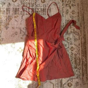 New with tags -  Mini orange wrap dress